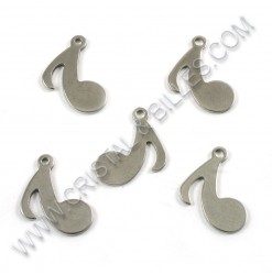Charm music note 16x10mm,...