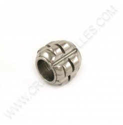 Bead 10.5x11mm, Stainless...