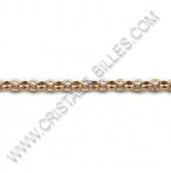 Rolo 3.5mm, S/S Rose gold...